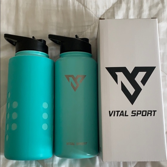 2 Flask 32oz 🧊 double wall steel wide mouth 🔥 - Picture 3 of 9